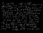 黑板上的数学公式与文字