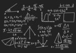 黑板上的数学几何公式