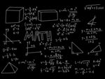 黑板上的数学公式与图形