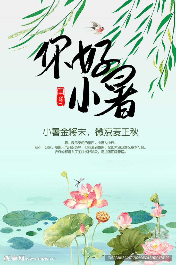 小暑海报           