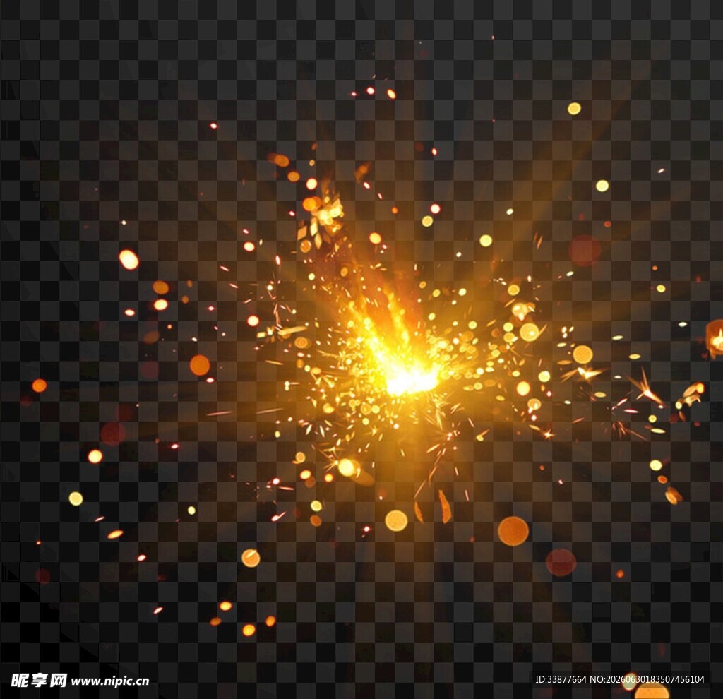 火星火花素材