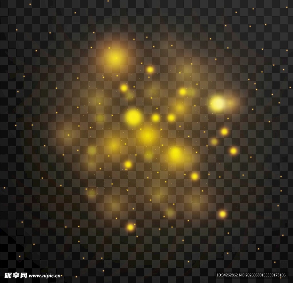 暖光星星素材