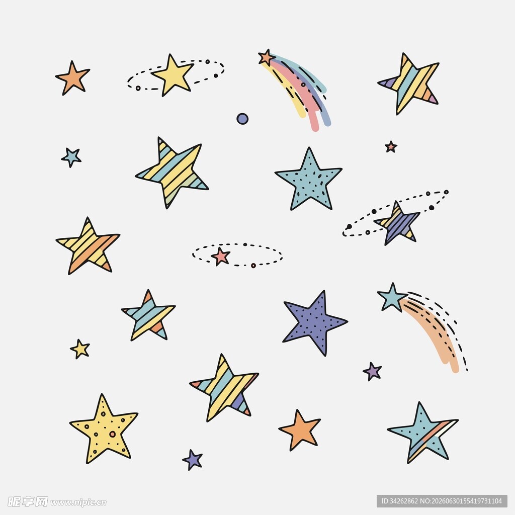 星星装饰素材