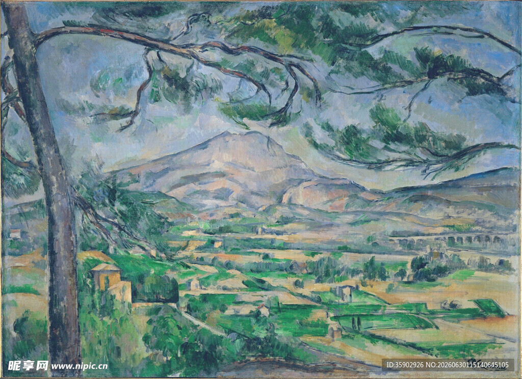 梵高风格风景油画