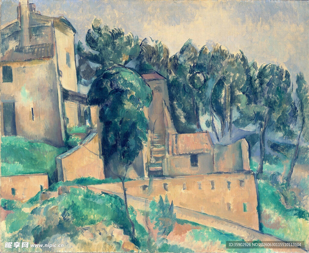 乡村风景油画