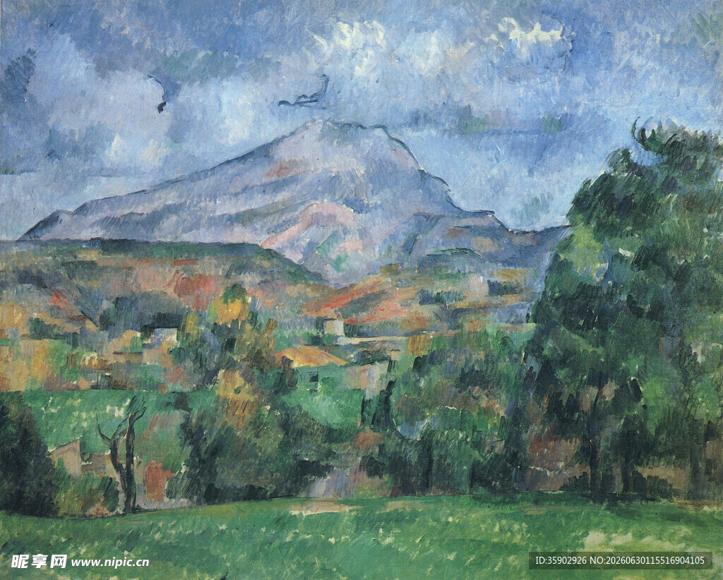 田园风景油画