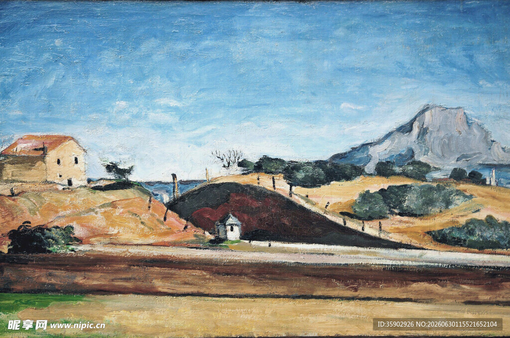 乡村风景油画