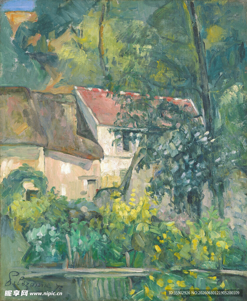 乡村风景油画