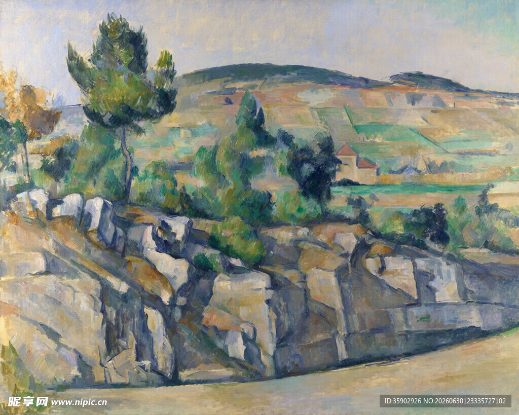 乡村风景油画