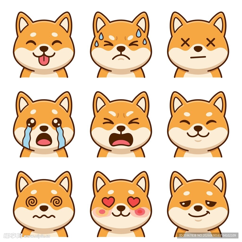 柴犬表情合集