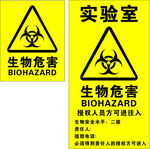 生物危害警示标识