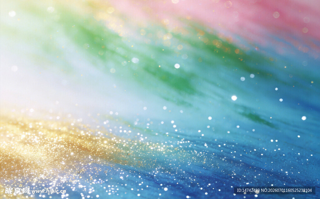 梦幻渐变星空背景图