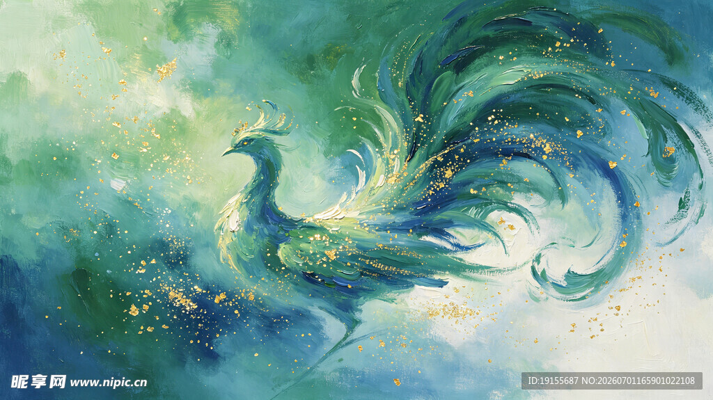 梦幻凤凰电脑壁纸
