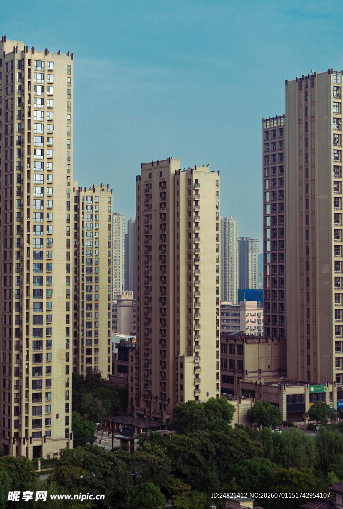 城市高楼景观
