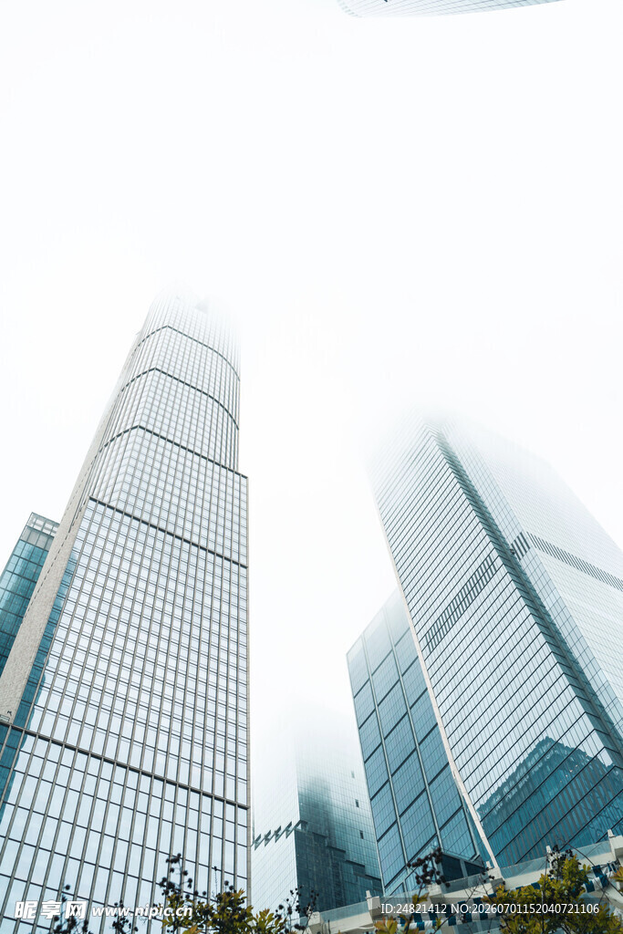 现代都市摩天大楼景观