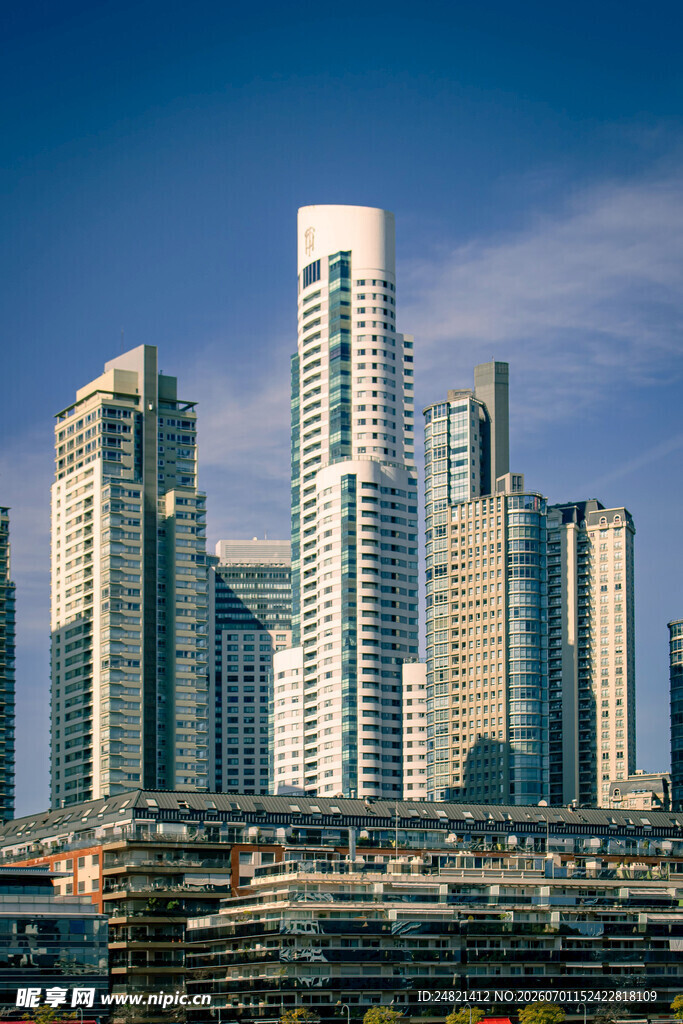 现代都市摩天大楼景观