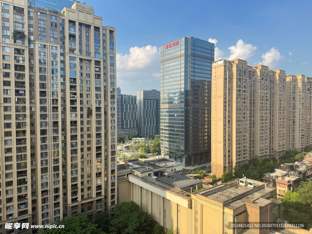 城市高楼景观