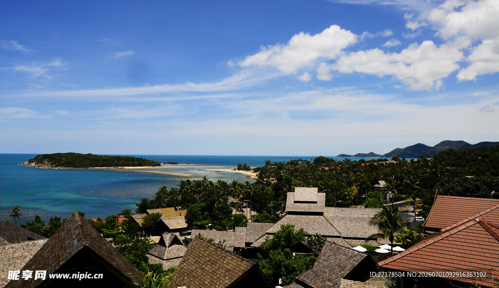 海滨小镇风光