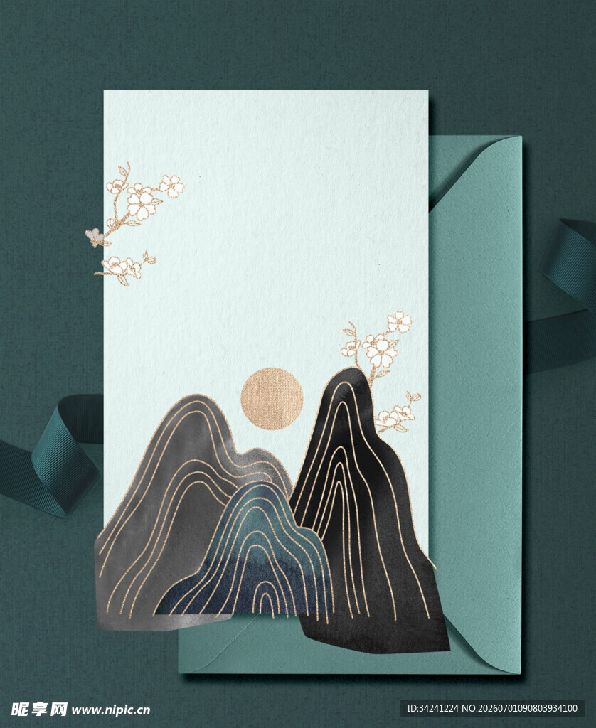 中式山水意境装饰画
