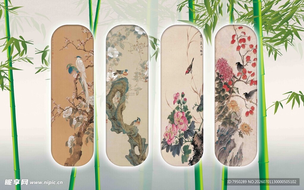 中式古典挂画尽显雅致韵味