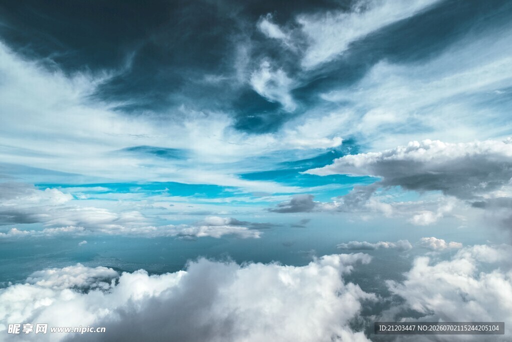 高空云海美景