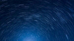 星轨夜空神秘梦幻之景