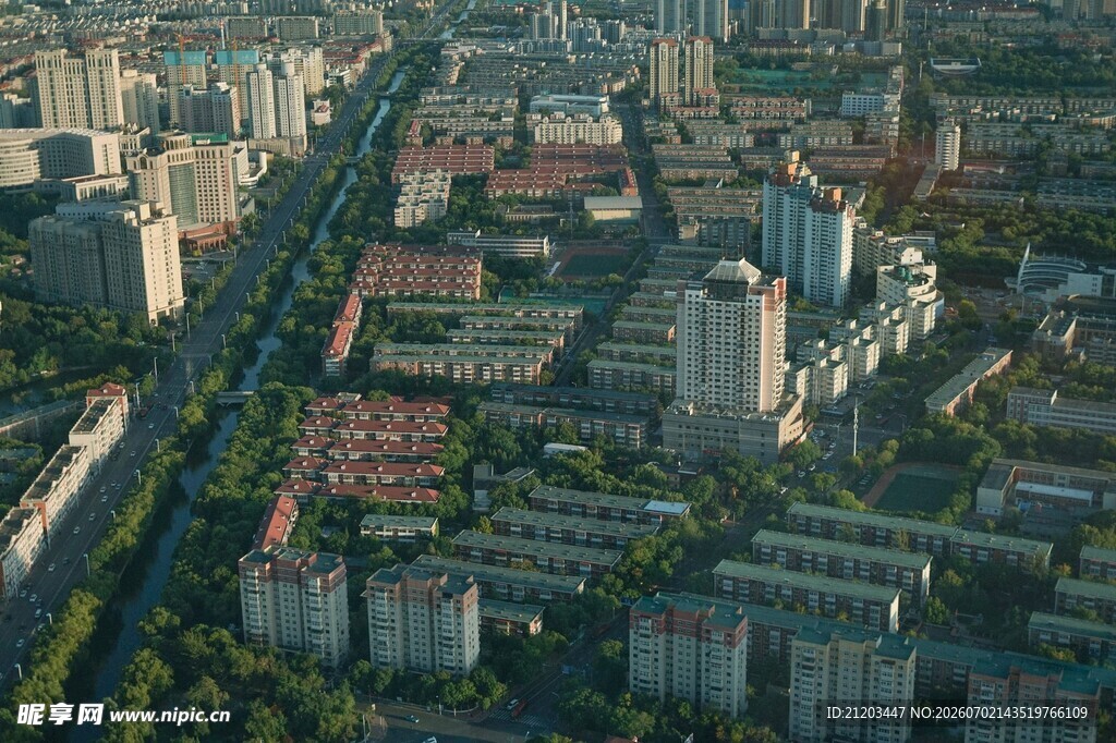 城市俯瞰景观