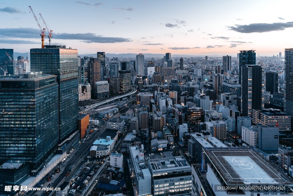 城市天际线景观