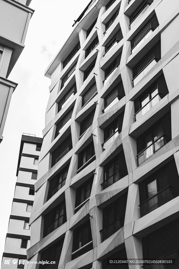 现代几何风格建筑外观
