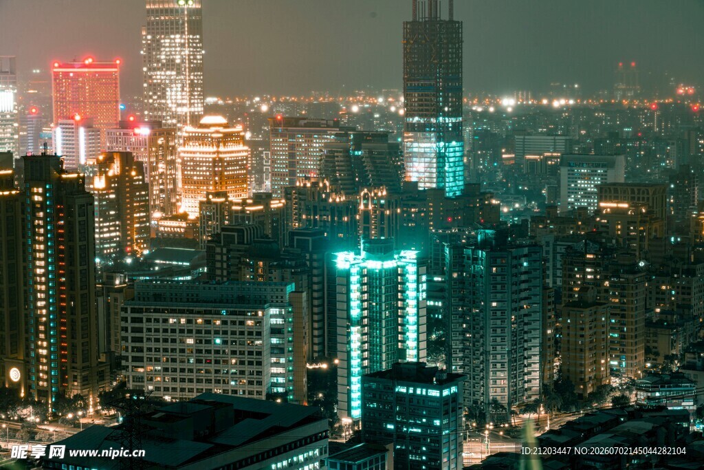 璀璨都市夜景