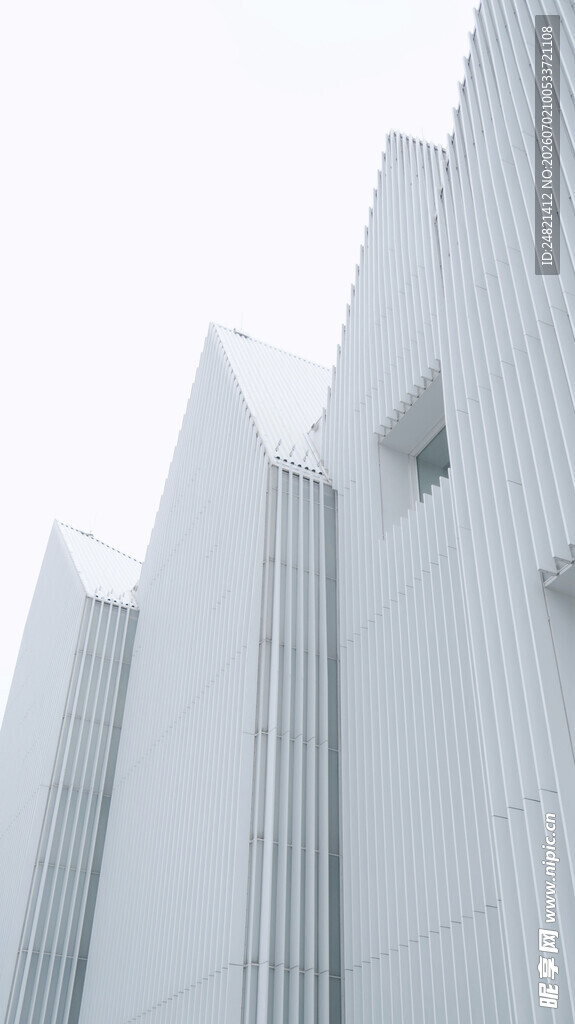 现代白色建筑外观