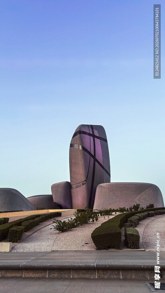 现代城市独特建筑景观