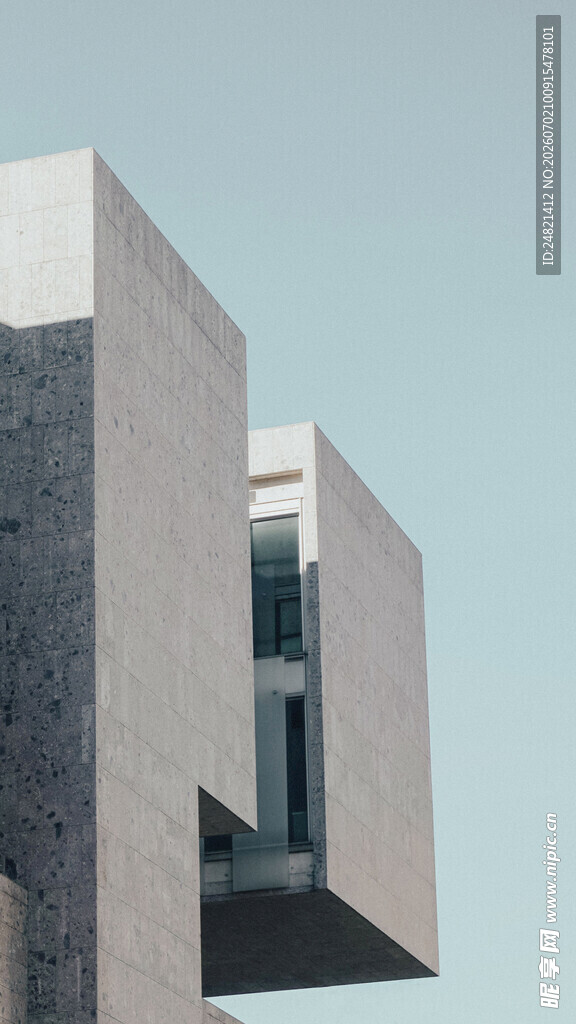 现代简约风建筑一角