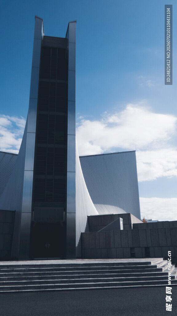 现代风格高耸建筑景观