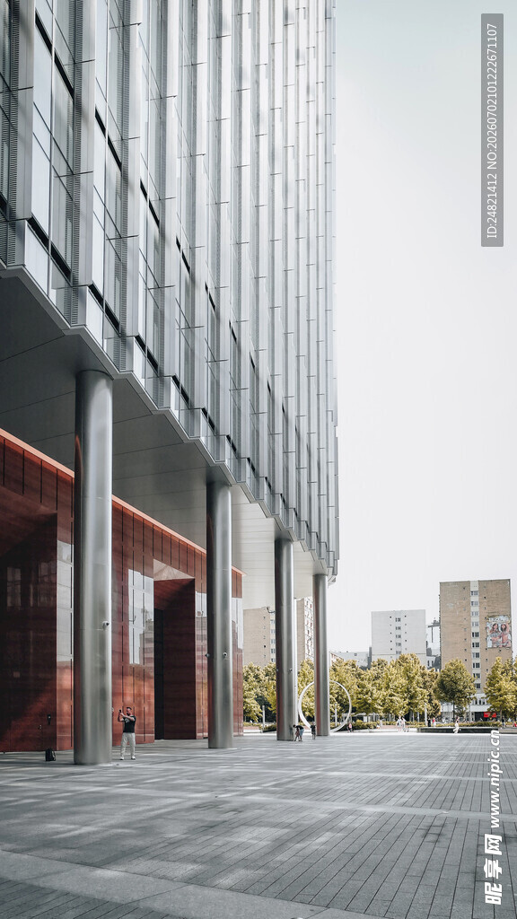 现代都市商务建筑外观