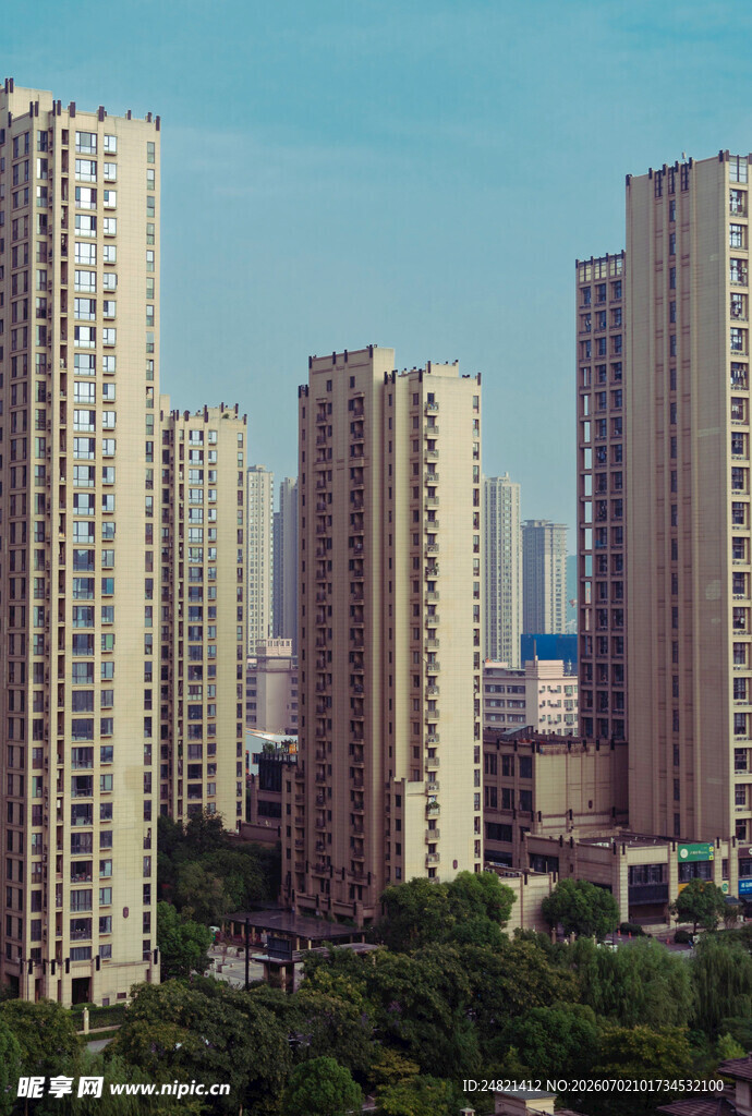 城市高楼景观