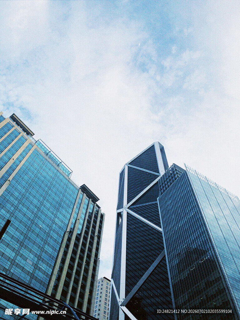 都市摩天大楼景致