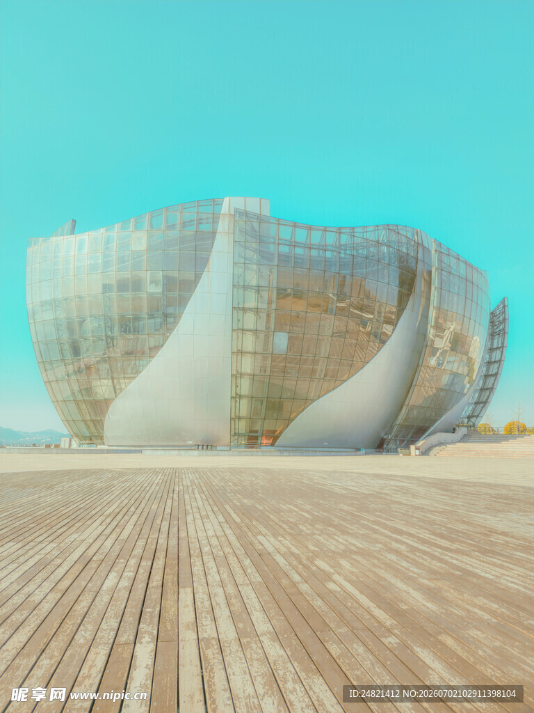 现代风格独特建筑外观