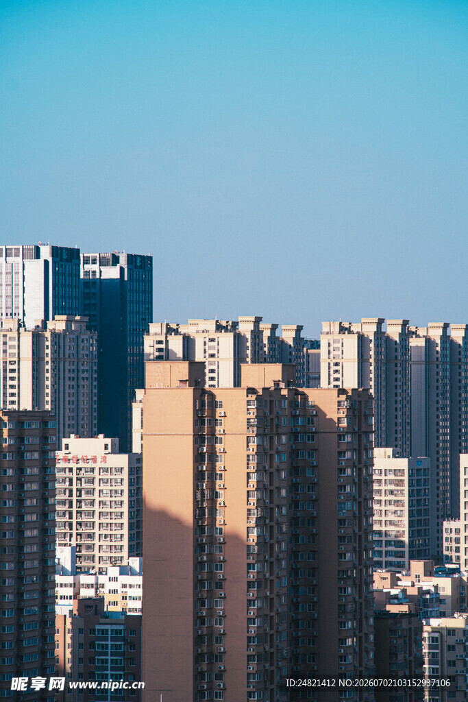 城市高楼林立景观
