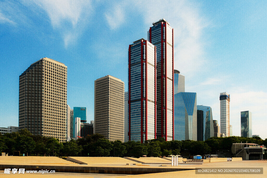 现代都市高楼景观