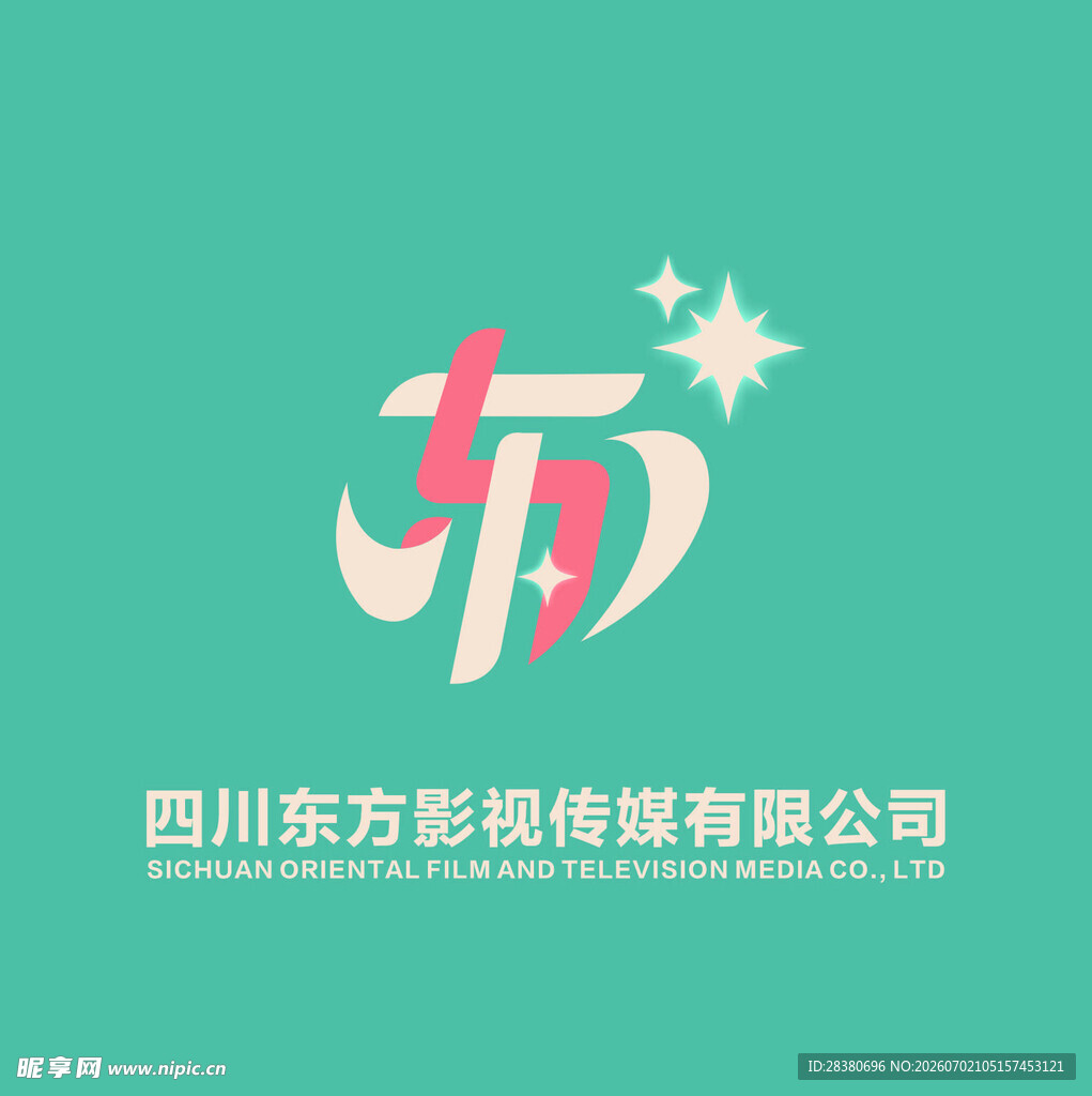 四川东方影传媒公司标志