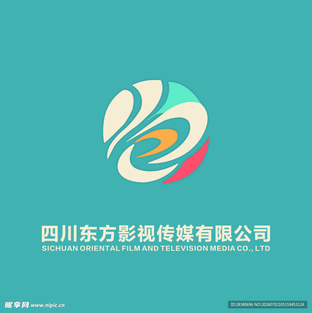 四川东方彩影传媒公司标志