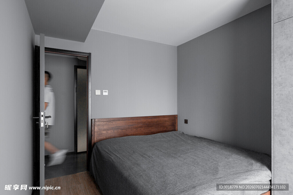 简约卧室室内空间展示