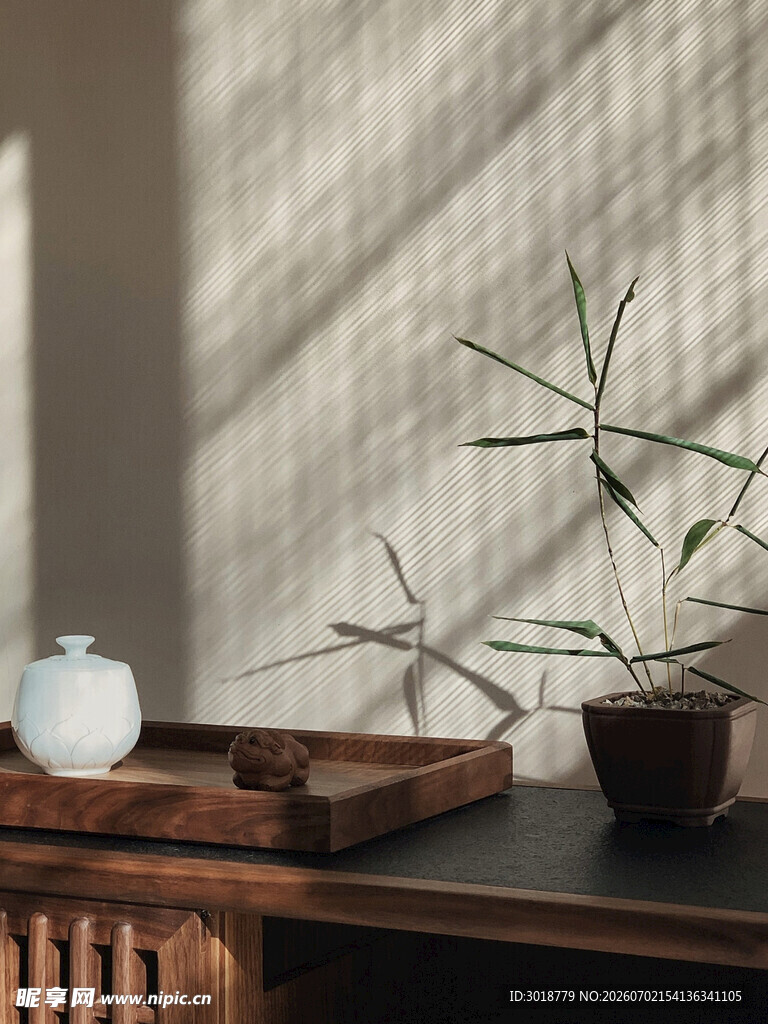 中式茶席静谧雅致之景