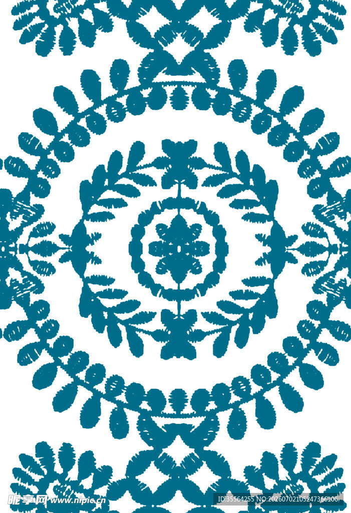 对称花纹