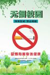 无烟校园宣传海报