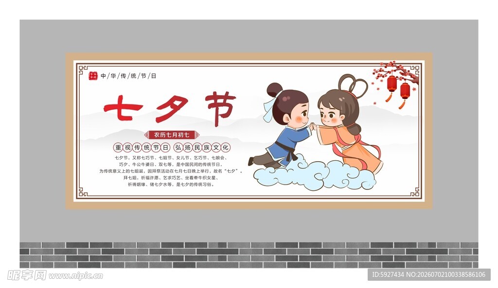 中国传统节日展板