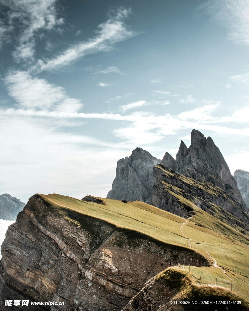 壮丽高山景观