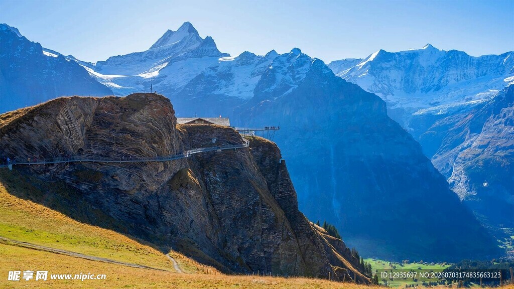 壮丽高山美景