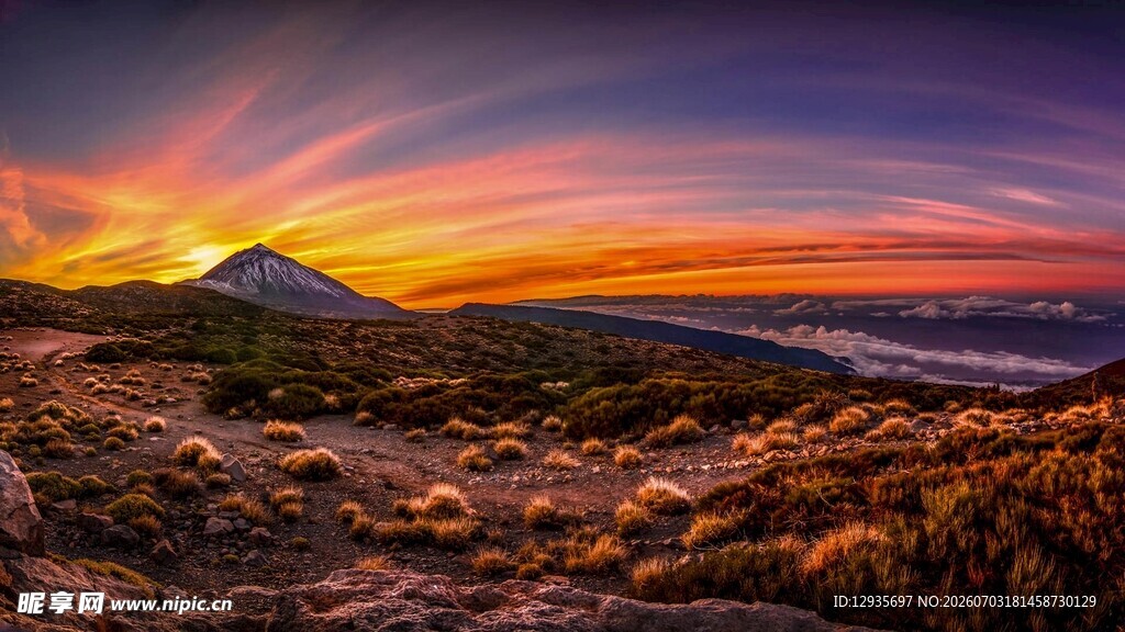日落美景